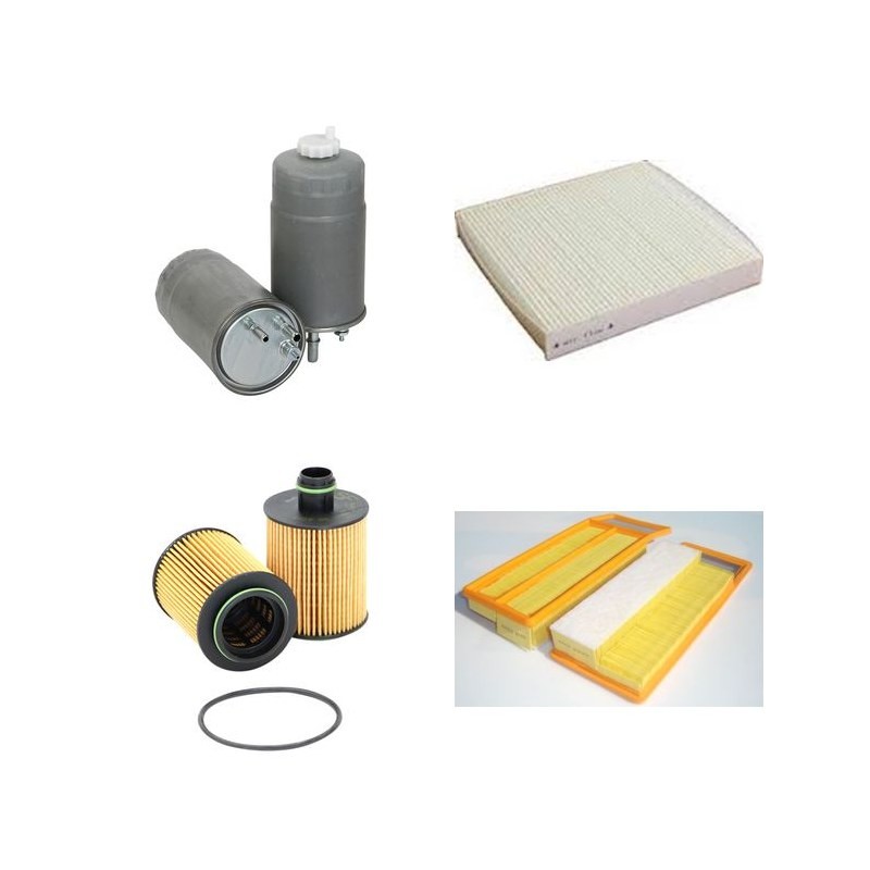 PEUGEOT BIPPER 1.3 HDI 75 TEEPE Filter Service Kit w/ F13DTE5 Eng.   YR  09.10- 75 CH
