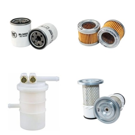 AIRMAN HM 10 S Filter Service Kit Air Oil Fuel Filters w/Isuzu 3KB1 Eng.