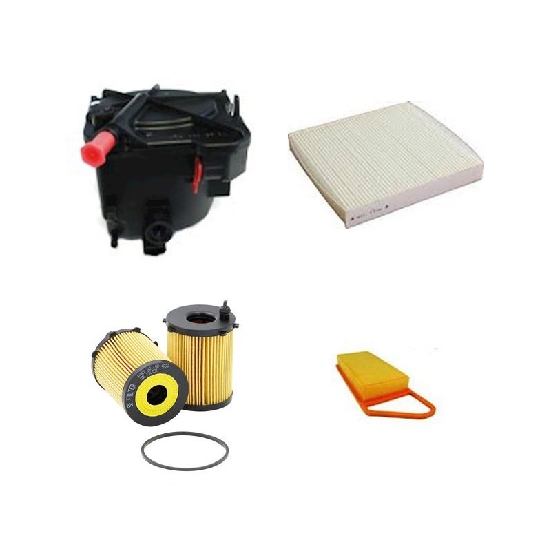 PEUGEOT VU/LT/LW BIPPER 1.4 HDI Filter Service Kit w/ DV4TED Eng.   YR  02.08- 70 CH