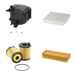 PEUGEOT VU/LT/LW PARTNER 1.6 HDI 90 Filter Service Kit w/ DV6ATED4 Eng.   YR  07.05-02.08 90 CH