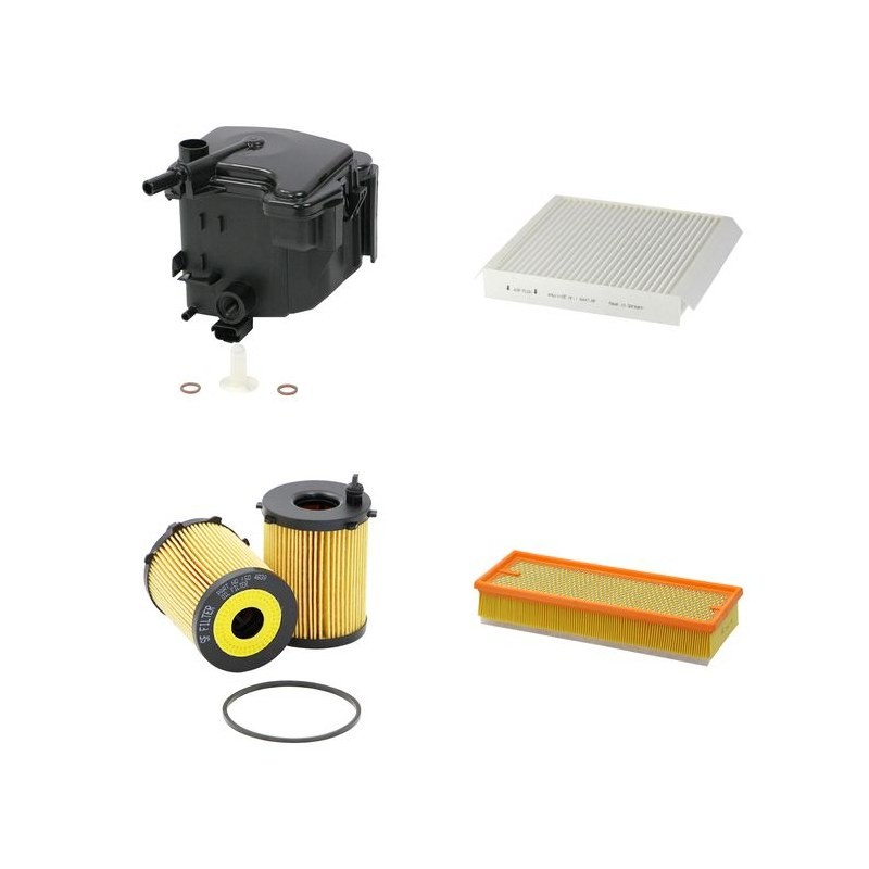 PEUGEOT VU/LT/LW PARTNER 1.6 HDI 90 Filter Service Kit w/ DV6ATED4 Eng.   YR  07.05-02.08 90 CH