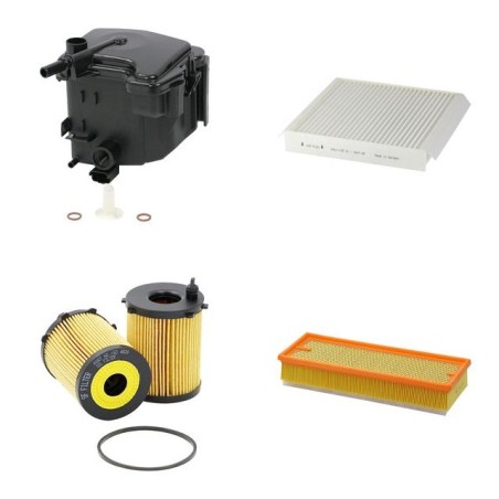 PEUGEOT VU/LT/LW PARTNER 1.6 HDI 90 Filter Service Kit w/ DV6ATED4 Eng.   YR  07.05-02.08 90 CH