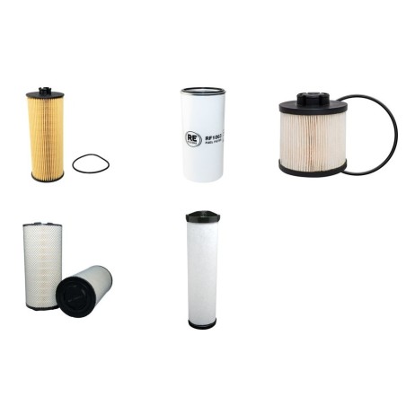 PONSSE ERGO 6 W Filter Service Kit Air Oil Fuel Filters w/MERCEDES OM906LA Eng. SN  -51136   245 CH