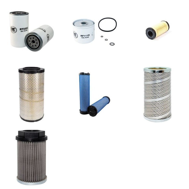 POWERSCREEN 1400 WARRIOR Filter Service Kit w/CAT 3054C Eng.
