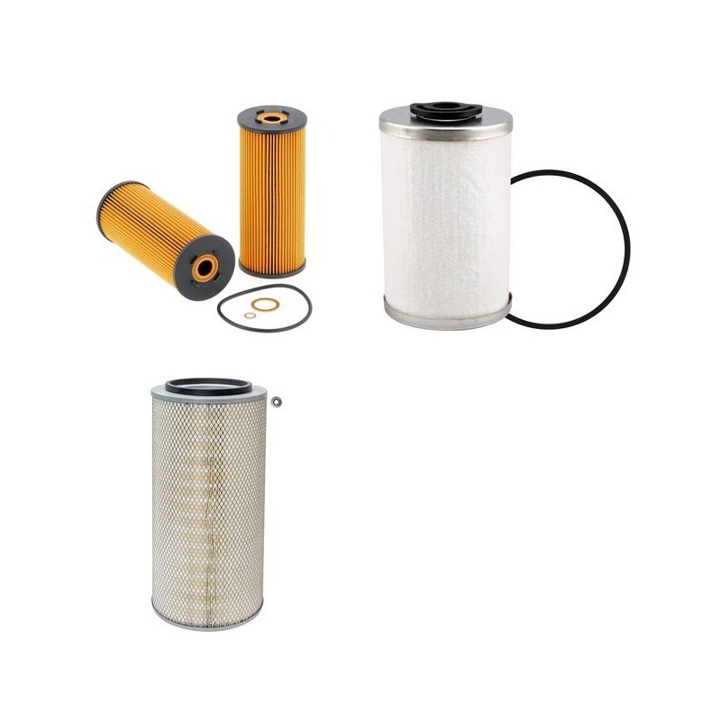 PPM ATT 390 Filter Service Kit Air Oil Fuel Filters w/MERCEDES OM366LA Eng.