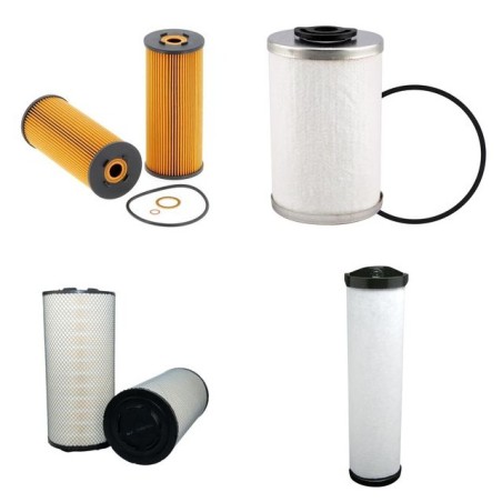 PPM ATT 400/2 Filter Service Kit Air Oil Fuel Filters w/MERCEDES OM366LA Eng.