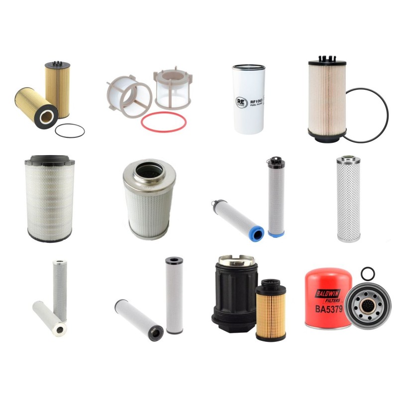 PRINOTH NEW LEITWOLF Filter Service Kit w/MERCEDES OM460LAEURO4 Eng.   YR  2011-