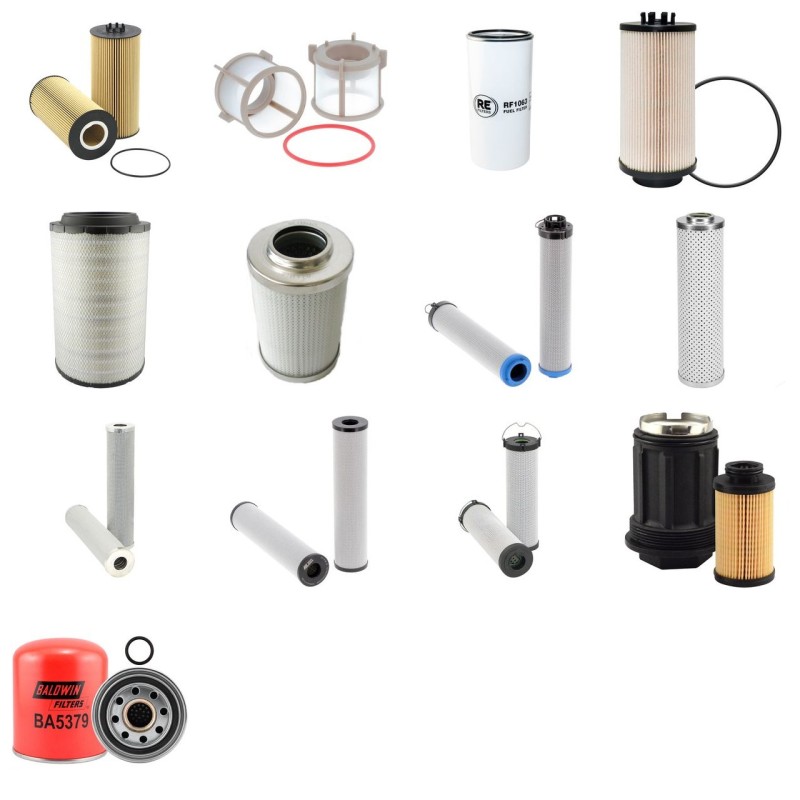 PRINOTH NEW LEITWOLF Filter Service Kit w/MERCEDES OM460LAEURO4 Eng.   YR  2014-