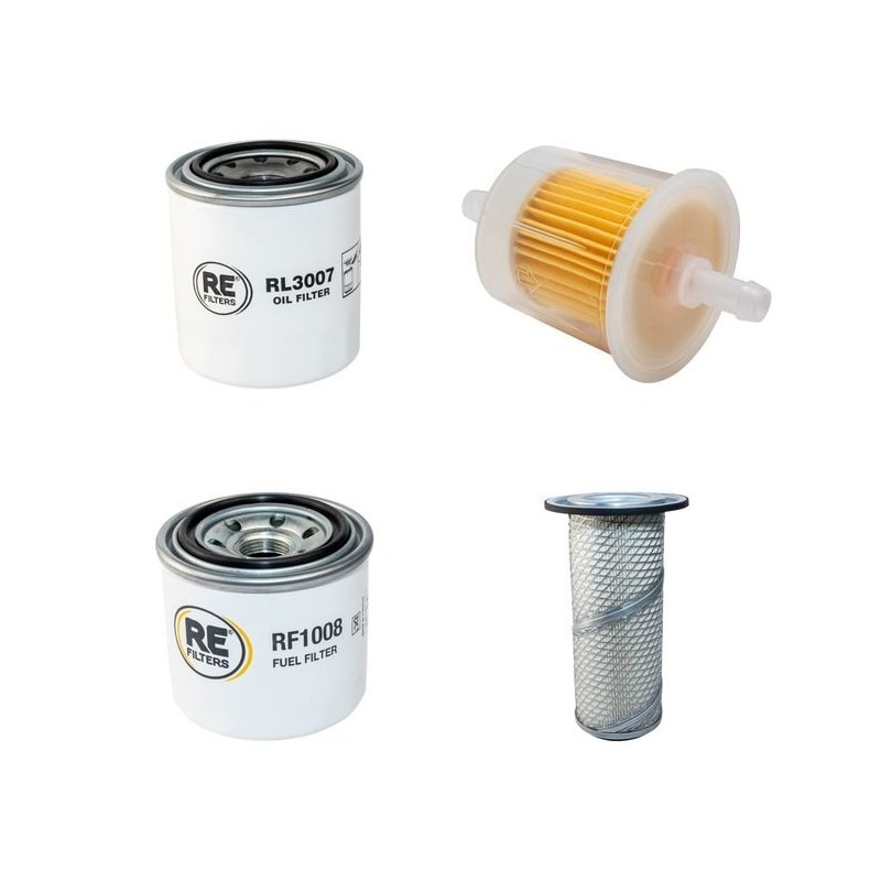 PRINS BOXER II 1.0 Filter Service Kit Air Oil Fuel Filters w/Kubota V1505 Eng.