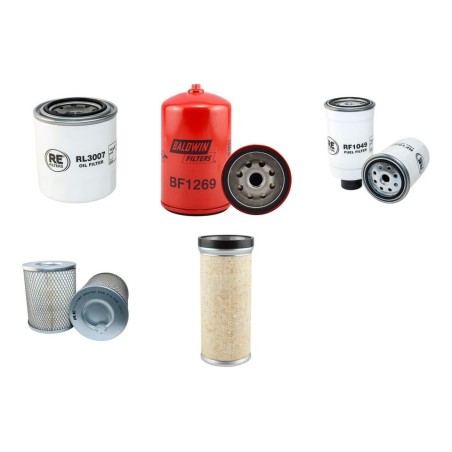 PUTZMEISTER SP 11 DQR Filter Service Kit Air Oil Fuel Filters w/Kubota V1305E Eng.   YR  2005-