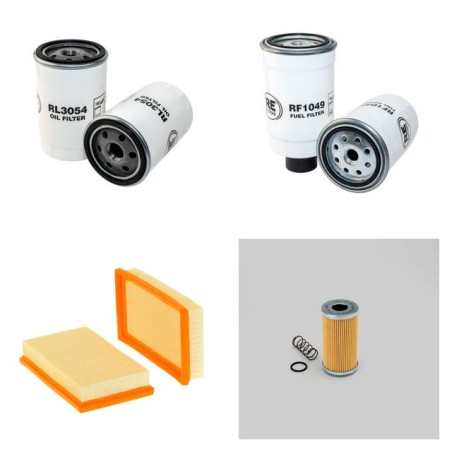 RABAUD XILOMIX 125 M Filter Service Kit w/Lombardini Eng. 2012