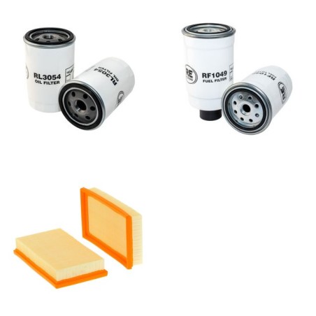 RABAUD XILOMIX 125 M Filter Service Kit Air Oil Fuel Filters w/Lombardini  Eng.   YR  2012