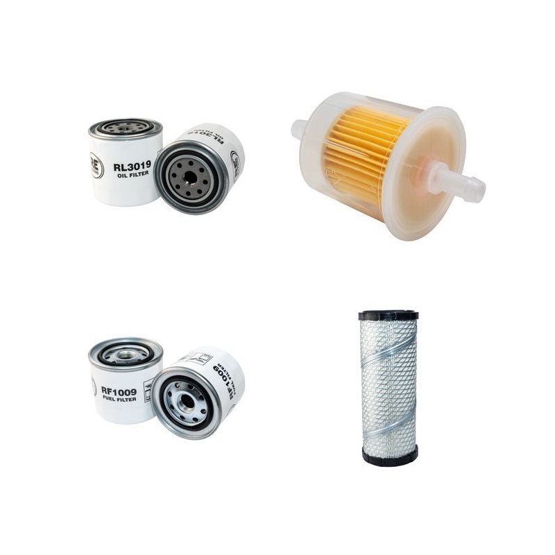 Filter Kit for Ransomes 951D with Perkins 104.22 Engine Air, Oil, Fuel Filters