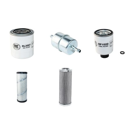 Filter Kit for Ransomes Jacobsen Commander 3300T with Kubota D1105T Engine 