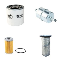 Filter Kit for Ransomes Commander 3500DX Air Oil Fuel Filters with Kubota V2203B Engine 51 CH