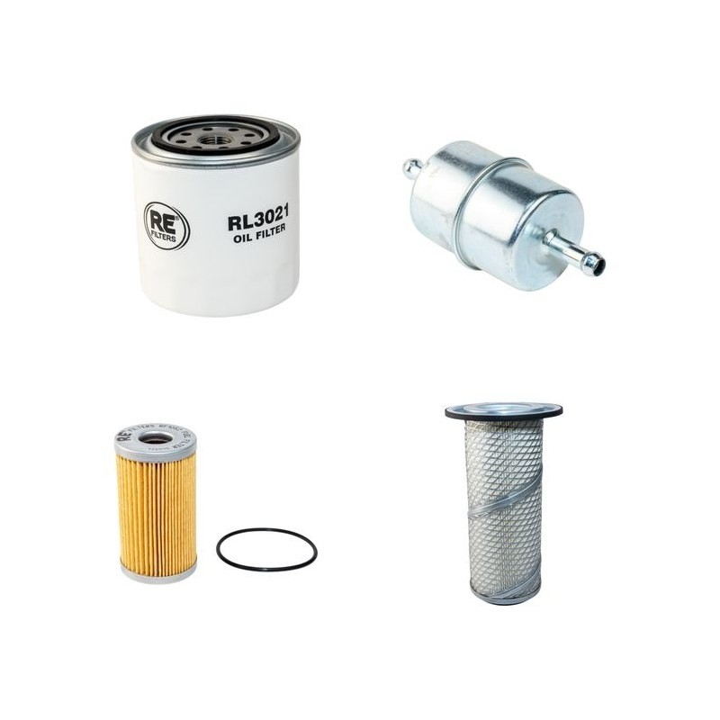 Filter Kit for Ransomes Commander 3500DX Air Oil Fuel Filters with Kubota V2203B Engine 51 CH