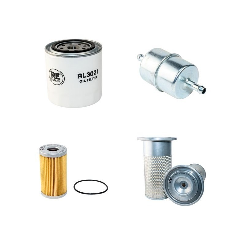 RANSOMES COMMANDER 3510 DX Filter Service Kit Air Oil Fuel Filters w/KUBOTA V2203B Eng.     51 CH