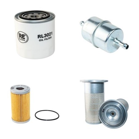 RANSOMES COMMANDER 3510 DX Filter Service Kit Air Oil Fuel Filters w/KUBOTA V2203B Eng.     51 CH