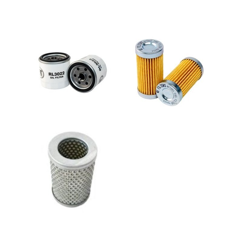 Filter Kit for Ransomes CT333HST Air Oil Fuel Filters with SHIBAURA Engine 