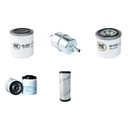 Filter Kit for Ransomes Fairway 250 Filter Kit Air Oil Fuel with Kubota Engine