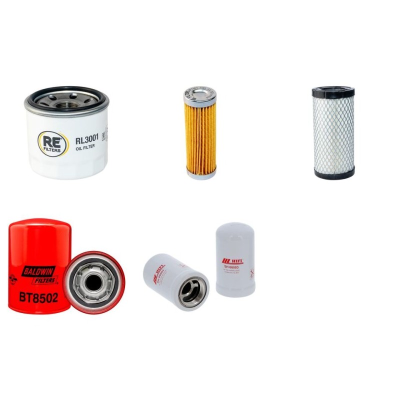 Filter Kit for Ransomes Jacobsen Greensplex 160D with Kubota D722B1 Engine 18.8 CH