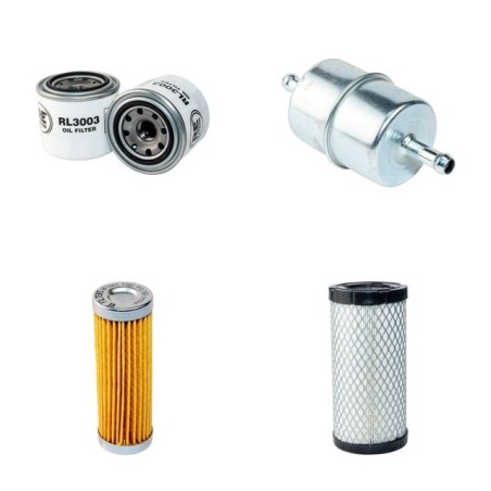 Filter Kit for Ransomes Jacobsen Groom Master with Kubota Z600 Engine 