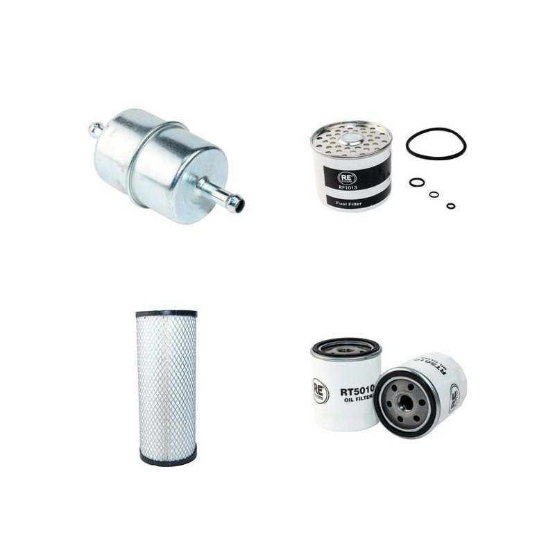 Filter Kit for Ransomes Jacobsen HR6010 Air Oil Fuel Filters with Perkins 8H3XL Engine YR 2008-