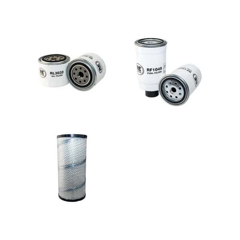 Filter Kit for Ransomes Jacobsen HR9016 Turbo Air Oil Fuel Filters