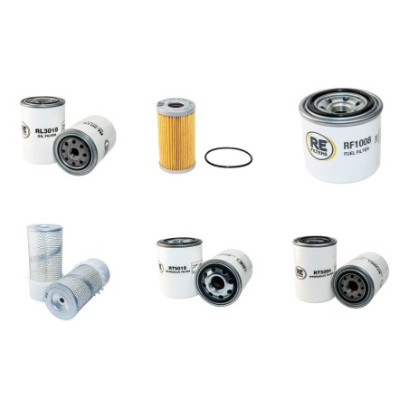 RANSOMES JACOBSEN MOTOR 350 D Filter Service Kit w/Kubota V1902 Eng. HP 38 CH