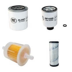 Ransomes Jacobsen Parkway 3 Filter Service Kit Air Oil Fuel