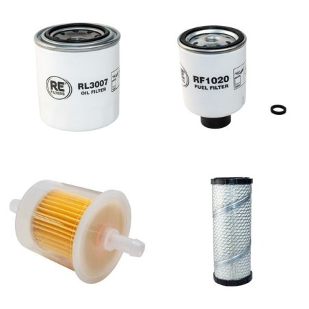 RANSOMES JACOBSEN PARKWAY 3 Filter Service Kit Air Oil Fuel Filters w/Kubota  Eng.