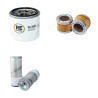Filter Kit for Ransomes Jacobsen Rider Rotary 74 Air Oil Fuel Filters with Mitsubishi K3D Engine 