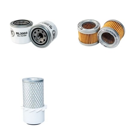 Filter Kit for Ransomes Jacobsen SUPERRACKED Air Oil Fuel Filters with Kubota ZB600-C1 Engine 