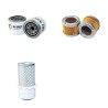 Filter Kit for Ransomes Jacobsen SUPERRACKED Air Oil Fuel Filters with Kubota ZB600-C1 Engine 