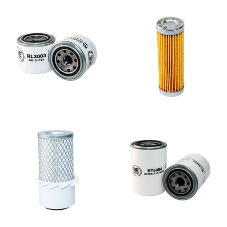 Filter Kit for Ransomes Jacobsen SUPERRAKED with Kubota Z400B Engine 
