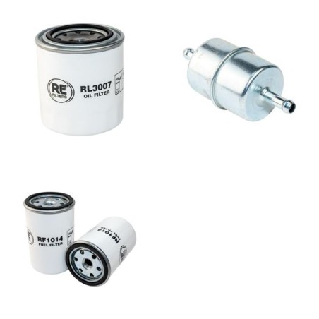 Filter Kit for Ransomes Jacobsen T30 Air Oil Fuel Filters with Kubota V1305 Engine 
