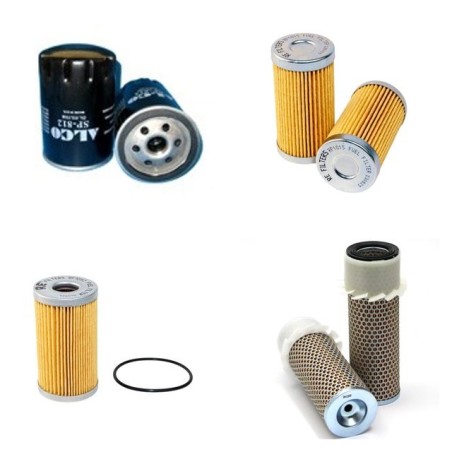 RAPID MT 250 Filter Service Kit Air Oil Fuel Filters w/ISEKI E3AD1 Eng.