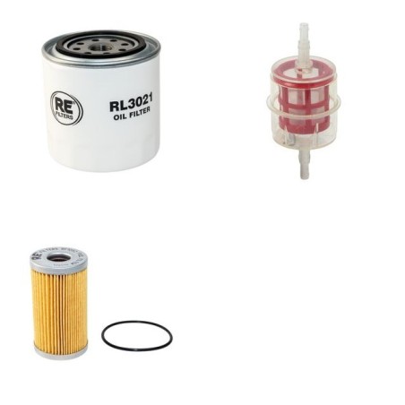 RASANT KOMBI-TRACK 2805 Filter Service Kit Air Oil Fuel Filters w/Kubota F2503 Eng.