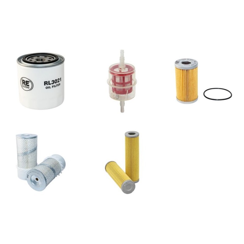 RASANT KOMBI TRACK 9045 H Filter Service Kit w/Kubota V2203 Eng.