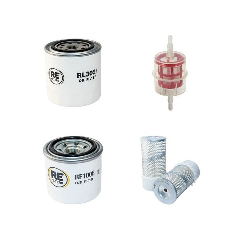REFORM METRAC 3004 Filter Service Kit Air Oil Fuel Filters w/Kubota V2203 Eng.