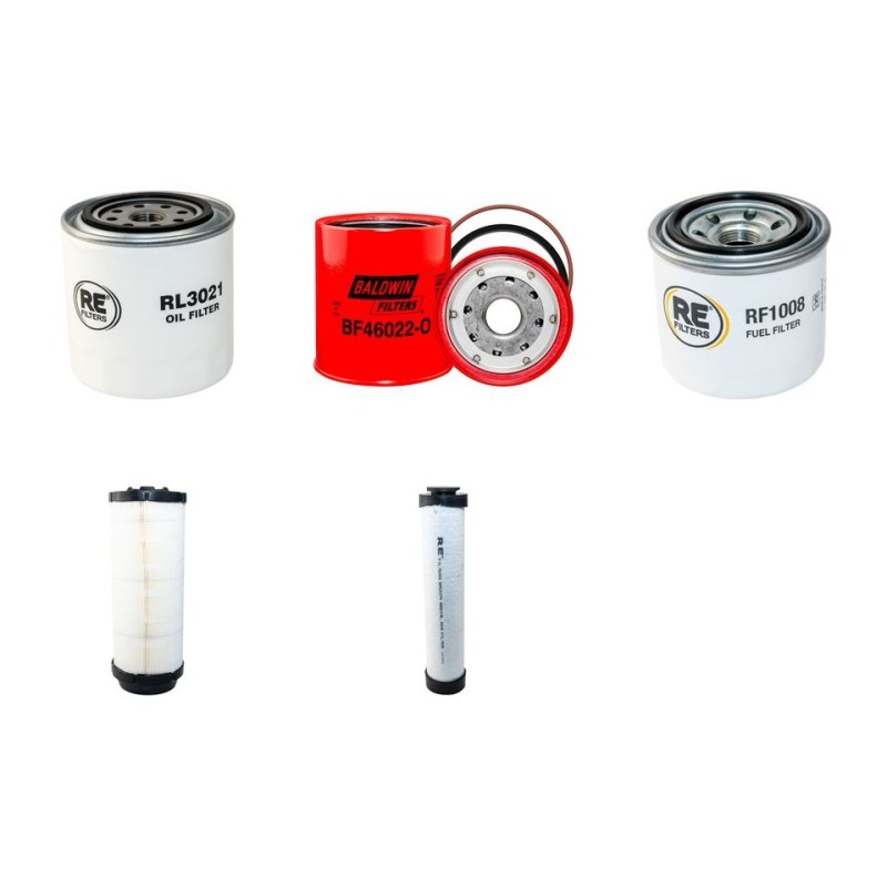 REFORM METRAC G 5 X Filter Service Kit w/Kubota V2403-M-T Eng.   YR  2012-