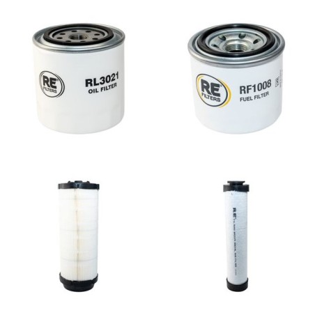 REFORM METRAC H 5 Filter Service Kit Air Oil Fuel Filters w/Kubota V2403-MT Eng.   YR  2009- 59CH/43KW