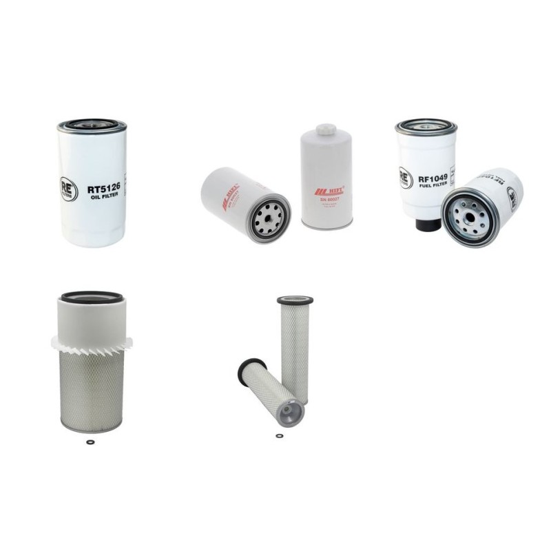 BOBARD 906 TI Filter Service Kit Air Oil Fuel Filters w/Iveco  Eng.