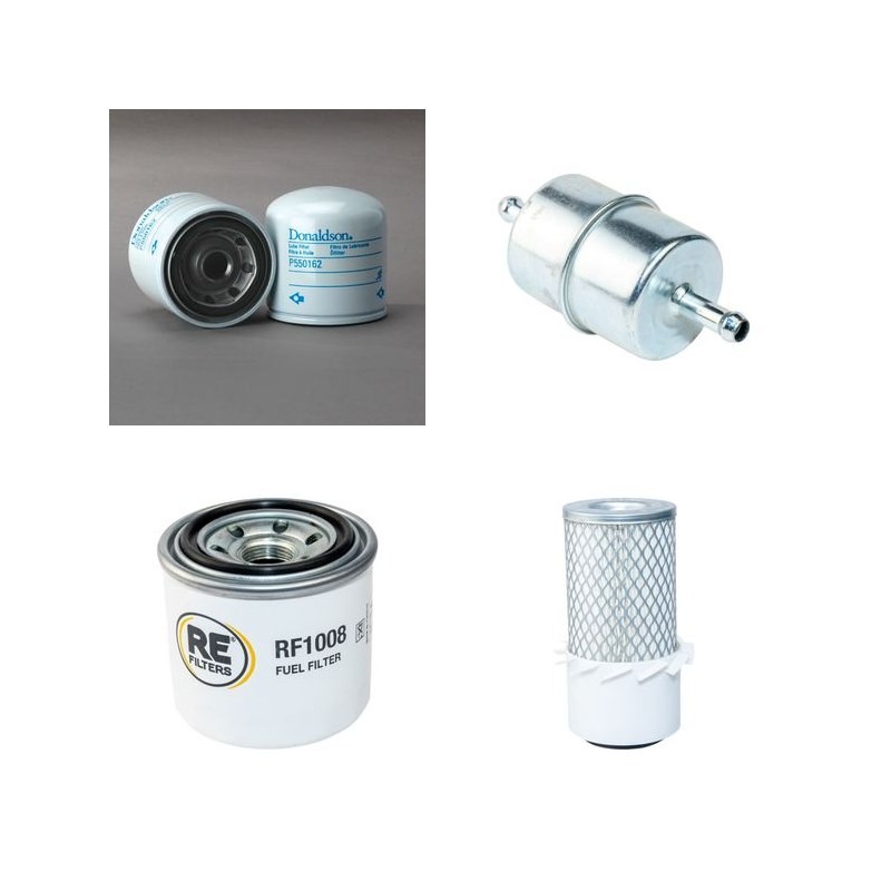 Filter Kit for Bobcat 220 Air Oil Fuel Filters with Kubota Engine Serial Number -11500