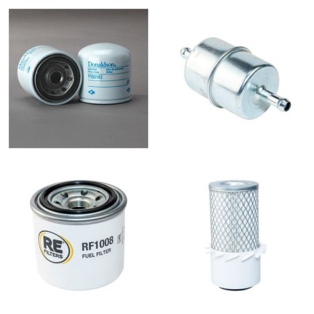 Filter Kit for Bobcat 220 Air Oil Fuel Filters with Kubota Engine Serial Number -11500