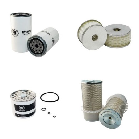 RENAULT LCT 8 85KVA Filter Service Kit w/Perkins 6354.4T Eng.