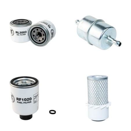 BOBCAT 220 Filter Service Kit Air Oil Fuel Filters w/Kubota D750 Eng. SN  11501-