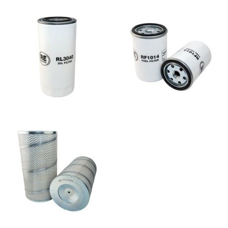 RENAULT LDR 10 100KVA Filter Service Kit w/Renault Midr06-0212 Eng.