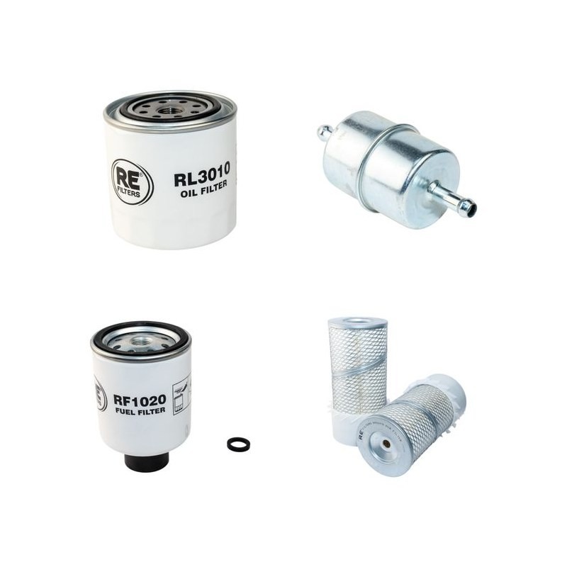 Filter Kit for Bobcat 231 Air Oil Fuel Filters with Kubota V1902 Engine Serial Number 12001-
