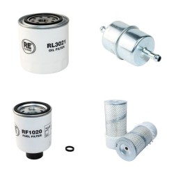 Filter Kit for Bobcat 231 Air Oil Fuel Filters with Kubota V1902 Engine Serial Number -11999
